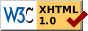 Controlla la validità di questa pagina secondo lo standard XHTML 1.0 strict